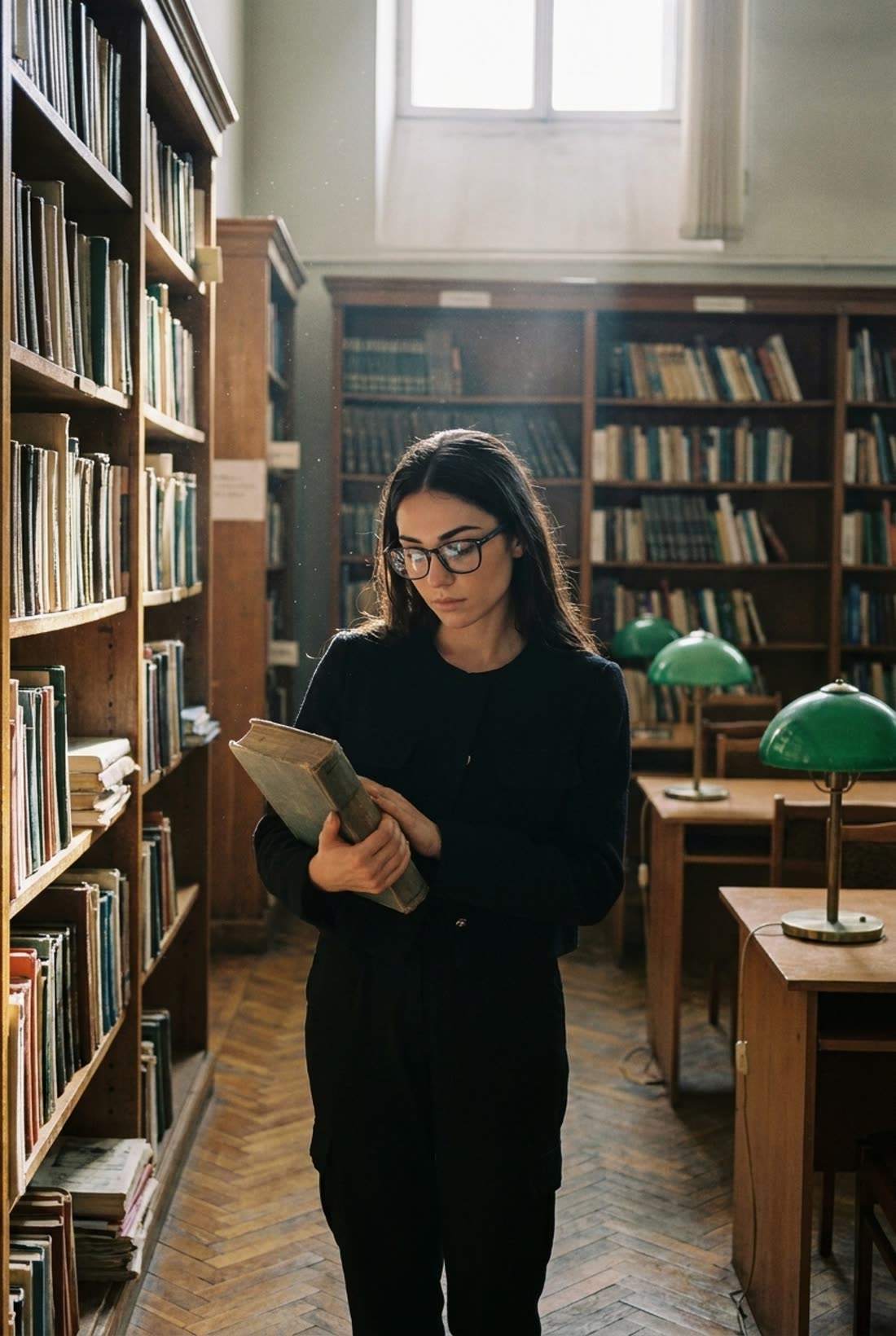 Reading room of a national library