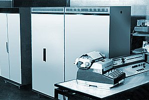 A Setun computer, the balanced-ternary machine built at Moscow State University from 1959.